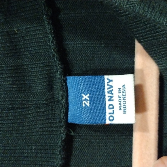 Old Navy Women's Green Ribbed Mock Neck Long Sleeve Knit Midi Dress Sz 2X-Casual - Picture 2 of 6